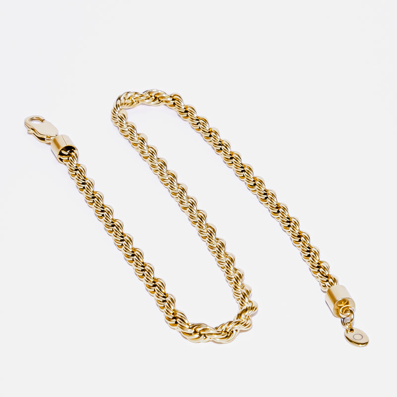 Rope Chain (Gold) - 6mm
