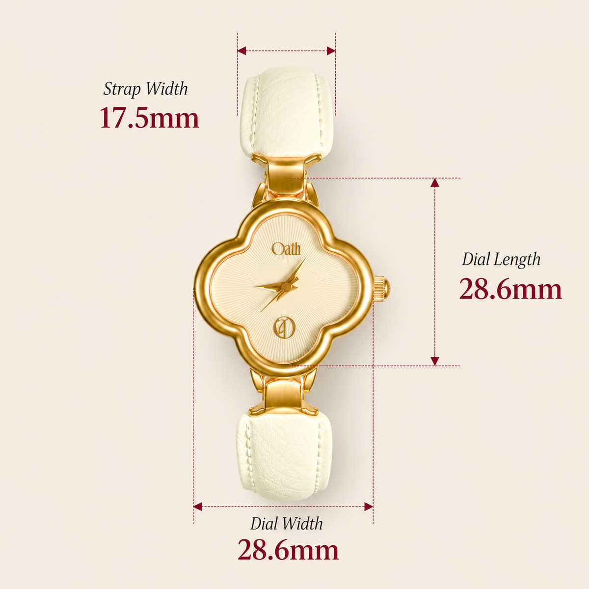 Clover Ivory Gold