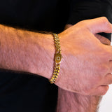 Miami Cuban Bracelet (Gold) - 8mm