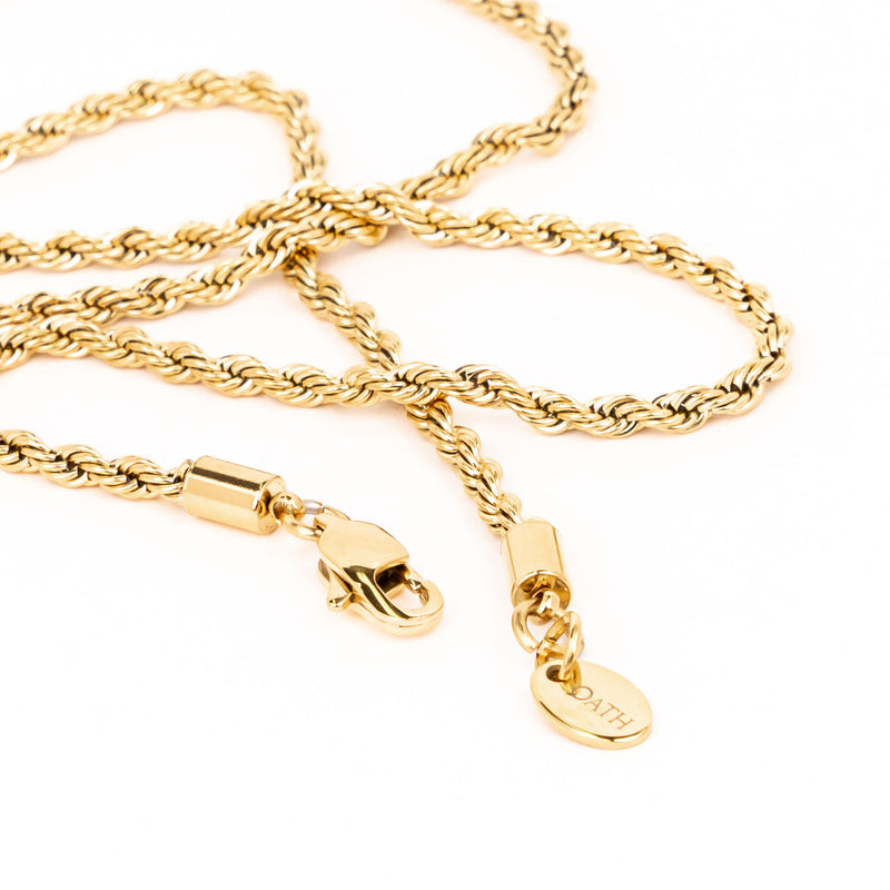 Rope Chain (Gold) - 3mm